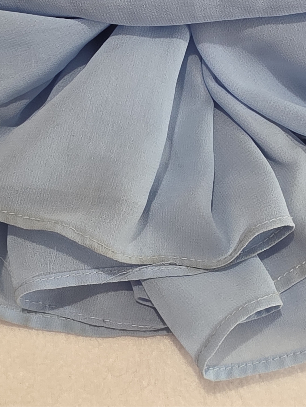 Halter Neck Wide-Leg XL Jumpsuit Dusty Blue 3522-AG - Picture 11 of 12